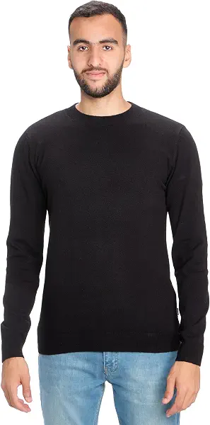 سعر ومواصفات JACK & JONES Men's Carter Crew-Neck Knitted Pullover - Black (B0CL7SG7ZG) على Amazon EG