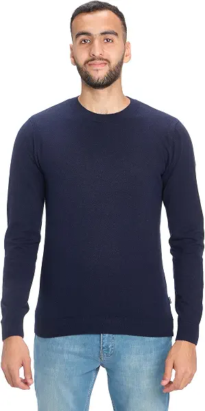 سعر ومواصفات JACK & JONES Men's Carter Crew-Neck Knitted Pullover (B0CL8BK38M) على Amazon EG