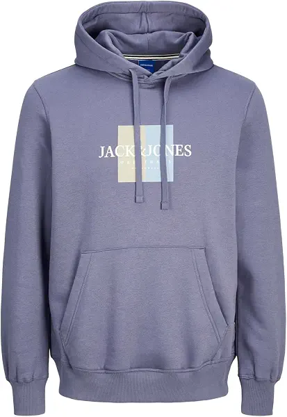 سعر ومواصفات JACK & JONES Men's Frederiksberg Box Hooded Hooded Sweatshirt (pack of 1) (B0CR1BF6C7) على Amazon EG