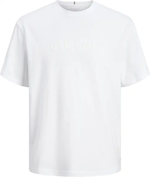 سعر ومواصفات JACK & JONES Men's Frederiksberg Crew-Neck Short-Sleeves T-Shirt (pack of 1) - Bright White (B0CR1BT3GN) على Amazon EG