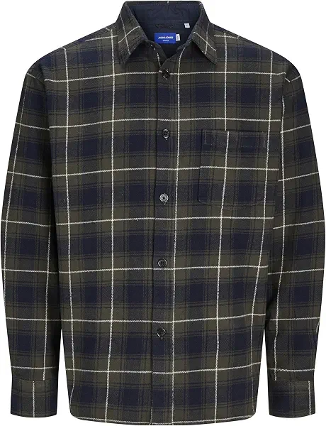 سعر ومواصفات JACK & JONES Men's Frederiksberg Flannel Long-Sleeves Casual shirt (pack of 1) (B0CQM9CKY8) على Amazon EG