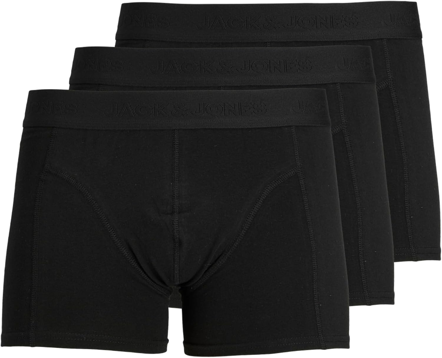 سعر ومواصفات JACK & JONES Men's JACWAISTBAND TRUNKS 3 PACK NOOS Trunks Underwear (B08FGZJS2J) على Amazon EG