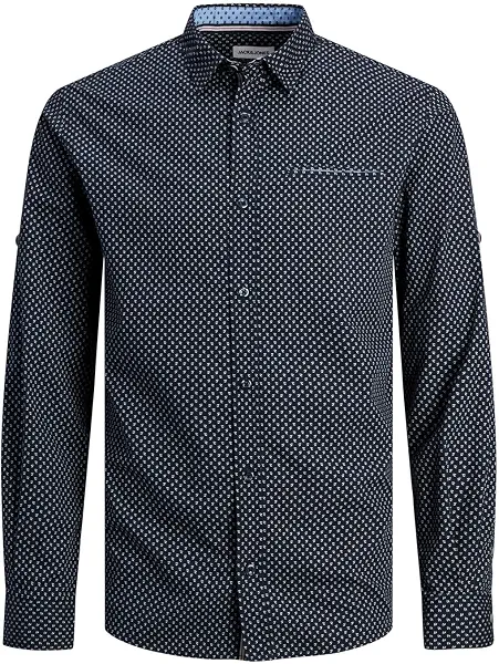 سعر ومواصفات JACK & JONES Men's Jermey Detail Long-Sleeves Shirt (B0BHXJ7NL9) على Amazon EG