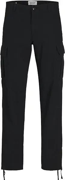سعر ومواصفات JACK & JONES Men's Kane Barkley Loose Cargo Trousers, Black (B0CL7L7BFM) على Amazon EG