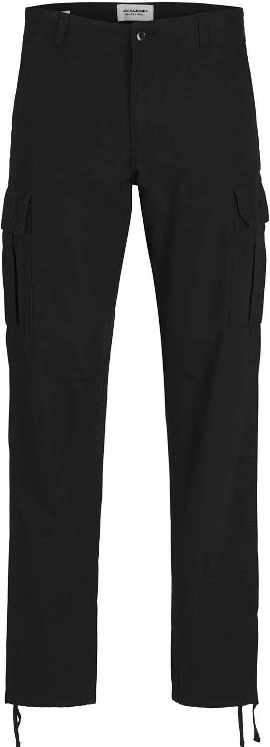 سعر ومواصفات JACK & JONES Men's Kane Barkley Loose Cargo Trousers, Black (B0CL7LVRMQ) على Amazon EG