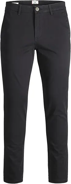 سعر ومواصفات JACK & JONES Men's Marco Bowie Chino Trousers (pack of 1) - Black (B07JNSD2J9) على Amazon EG