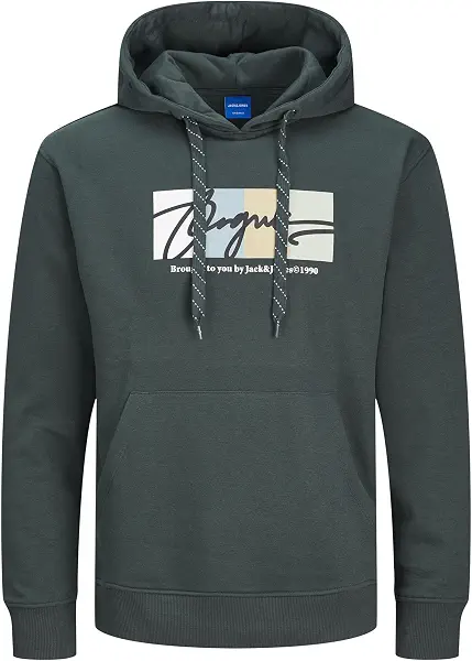 سعر ومواصفات JACK & JONES Men's Portland Block Hooded hoody (pack of 1) (B0CQKKCHJ6) على Amazon EG