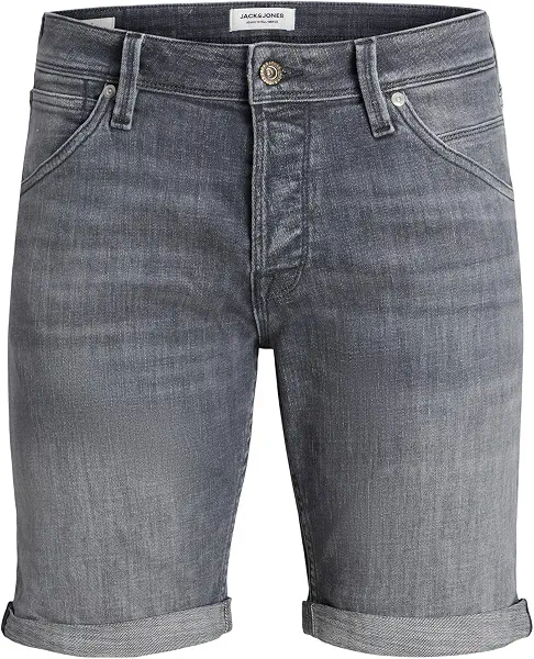 سعر ومواصفات JACK & JONES Men's Rick Fox GE-237 Denim Shorts - Grey Denim (B09Y8YF5N4) على Amazon EG