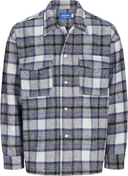 سعر ومواصفات JACK & JONES Men's Vester-Bro Check Long-Sleeves Shirt jacket (pack of 1) - Nightshadow Blue (B0CQM56RBJ) على Amazon EG