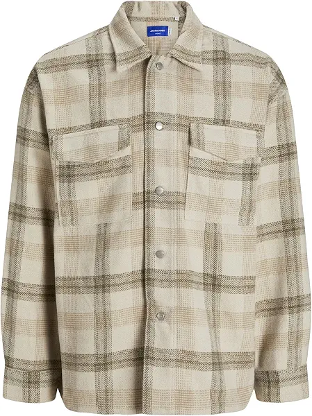 سعر ومواصفات JACK & JONES Men's Vester-Bro Check Long-Sleeves Shirt jacket (pack of 1) (B0CQM979W3) على Amazon EG