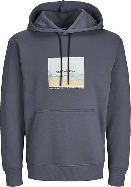 سعر ومواصفات JACK & JONES Men's Vester-Bro Newton Boxfront hoody (pack of 1) (B0CXQ9V7D6) على Amazon EG