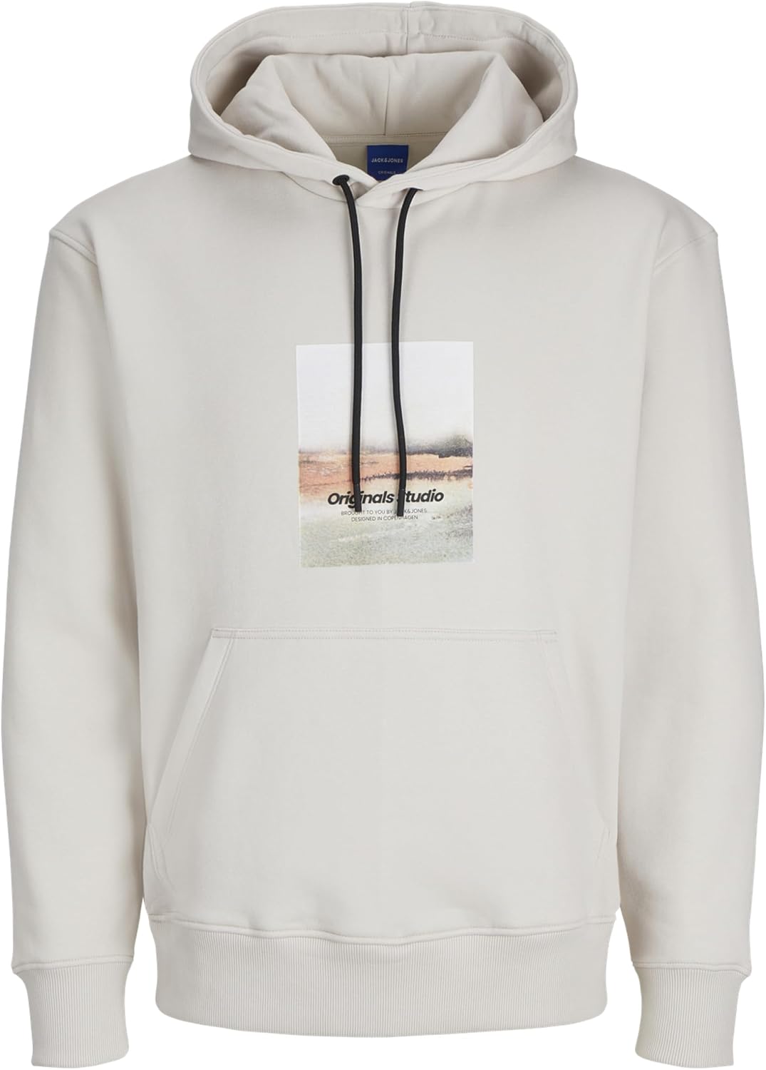 سعر ومواصفات JACK & JONES Men's Vester-Bro Newton Boxfront hoody (pack of 1) - Moonbeam (B0CXQPK85N) على Amazon EG