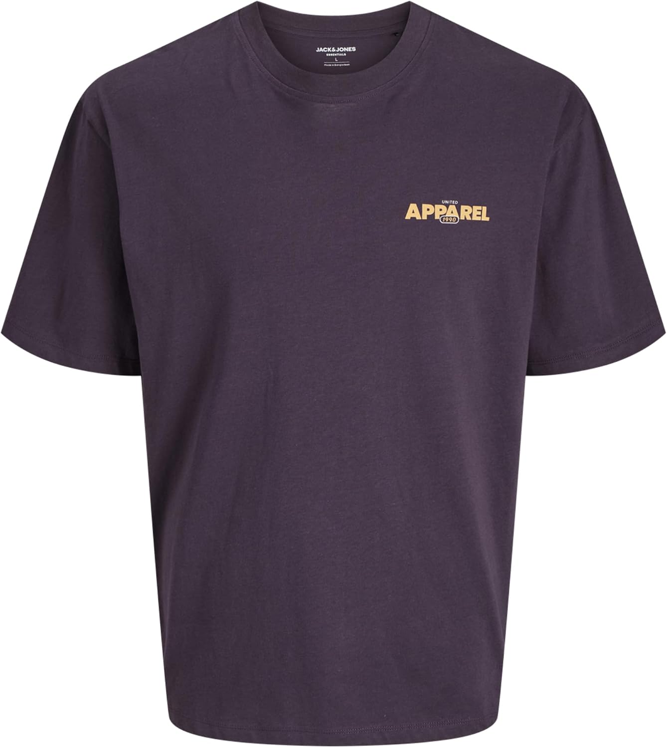 سعر ومواصفات JACK & JONES Mens JJEBRADLEY GRAPHIC TEE SS O-NECK NOOS Modern (pack of 1) - Plum Perfect (B0DKLT12SQ) على Amazon EG