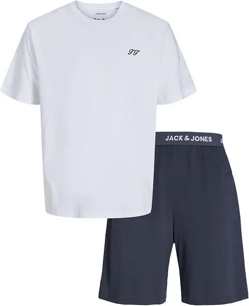 سعر ومواصفات JACK & JONES Mens JACOMAHA SS TEE AND SHORTS SET W Classic (pack of 1) (B0DFMBXL6W) على Amazon EG