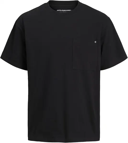 سعر ومواصفات JACK & JONES Mens JCOCONCRETE POCKET TEE SS CREW NECK Modern - Black (B0D98TRK22) على Amazon EG