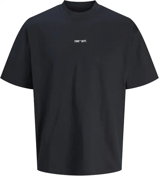 سعر ومواصفات JACK & JONES Mens JCOCONCRETE TEXT BACK TEE SS CREW NECK Modern (pack of 1) - Black (B0D97DXZ4Y) على Amazon EG