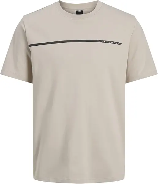 سعر ومواصفات JACK & JONES Mens JCOFUSION FULL BRANDING TEE SS CRE PLS Classic (pack of 1) (B0DFMM17ZZ) على Amazon EG