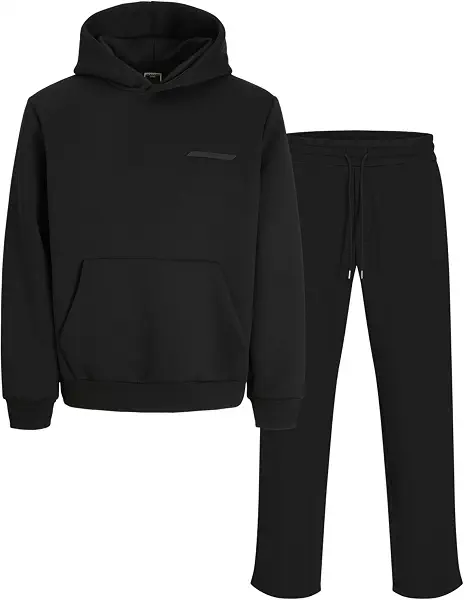 سعر ومواصفات JACK & JONES mens JCOFUSION SCUBA SWEAT SET Sweater - Black (B0DW4GWLYR) على Amazon EG