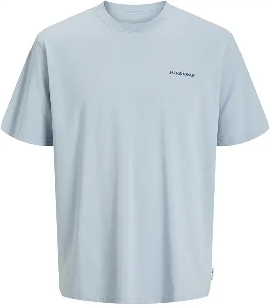 سعر ومواصفات JACK & JONES Mens JCOPACER BACK PRINT TEE SS CREW NECK Modern (pack of 1) - Subdued Blue (B0D96N5KCX) على Amazon EG