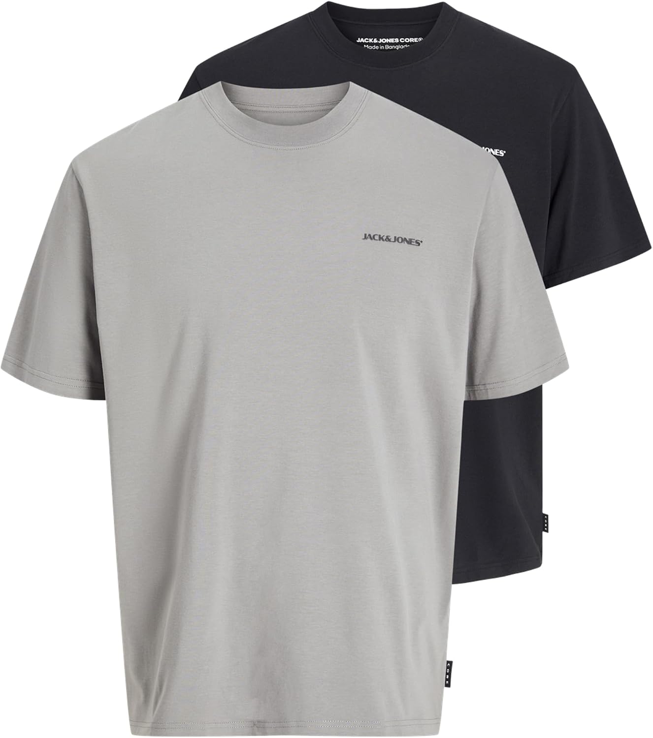 سعر ومواصفات جاك اند جونز JACK & JONES Mens JCOPACER BACK PRINT TEE SS CREW 2PK MP Modern (pack of 2) (B0DFD8WF56) على Amazon EG