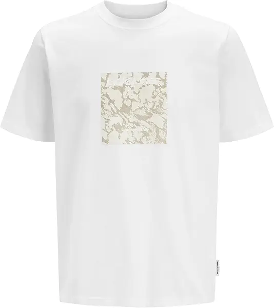 سعر ومواصفات JACK & JONES Mens JCOTARMAC CAMO FRONT TEE SS CREW NECK LN Modern (pack of 1) (B0DQ56WHHJ) على Amazon EG