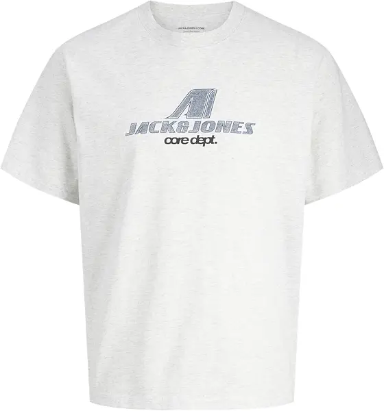 سعر ومواصفات JACK & JONES Mens JCOTIER FRONT PRINT TEE SS CREW NECK Classic (pack of 1) (B0DQLMW732) على Amazon EG