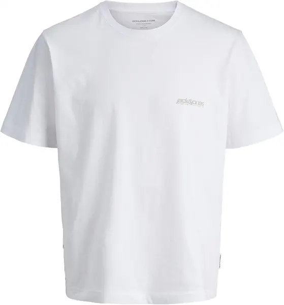 سعر ومواصفات JACK & JONES Mens JCOUNION BACK PRINT JJ TEE SS CREW NECK Classic (pack of 1) - Bright White (B0DQLF75WL) على Amazon EG