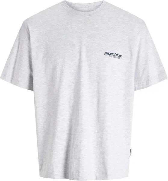 سعر ومواصفات JACK & JONES Mens JCOUNION BACK PRINT TEE SS CREW NOOS T-Shirts & Tops (pack of 1) - White Melange (B0DQLMDY7V) على Amazon EG