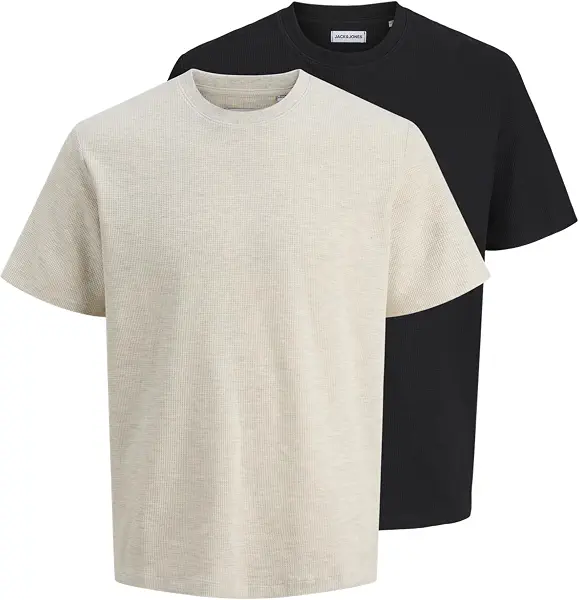 سعر ومواصفات JACK & JONES Mens JJEAUSTIN TEE SS 2PK MP Classic (pack of 1) (B0DW4DBR9V) على Amazon EG