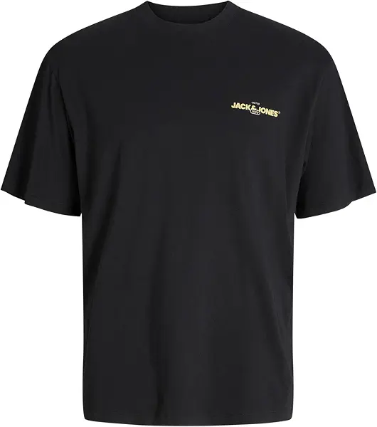 سعر ومواصفات JACK & JONES Mens JJEBRADLEY GRAPHIC TEE SS O-NECK NOOS Modern (pack of 1) - Black (B0DKLLXHSP) على Amazon EG