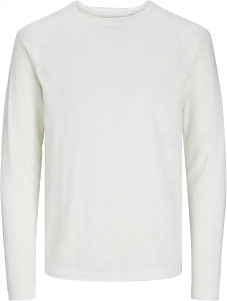 سعر ومواصفات JACK & JONES mens JJEBREEZE KNIT CREW NECK SN Hooded Sweatshirt (pack of 1) - Cloud Dancer (B0CZWFJ3ZC) على Amazon EG