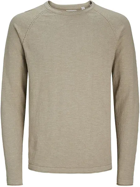 سعر ومواصفات JACK & JONES mens JJEBREEZE KNIT CREW NECK SN Hooded Sweatshirt (pack of 1) (B0D1C67QVJ) على Amazon EG