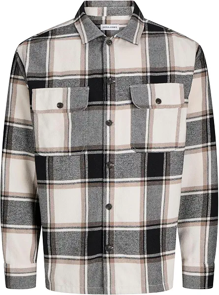 سعر ومواصفات JACK & JONES Mens JJECHARGE OVERSHIRT LS NOOS Modern (B0DKL7L3H7) على Amazon EG