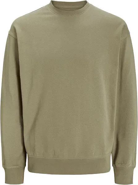 سعر ومواصفات JACK & JONES mens JJECHARGE SWEAT CREW NECK NOOS Hooded Sweatshirt (pack of 1) (B0D17DQN6Q) على Amazon EG