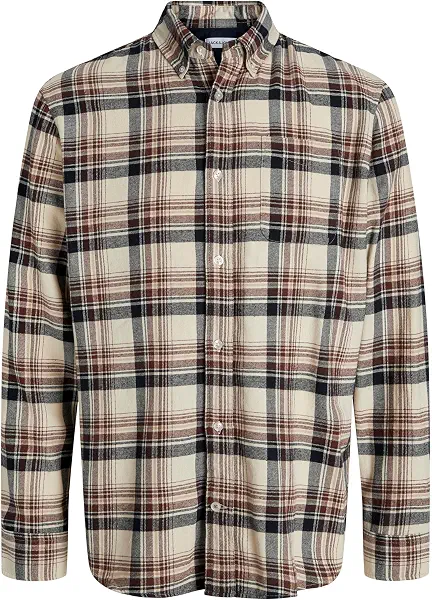 سعر ومواصفات JACK & JONES Mens JJECLASSIC FLANNEL CHECK SHIRT LS SN Modern (pack of 1) - Antique White (B0DKJYK1MF) على Amazon EG