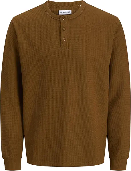 سعر ومواصفات JACK & JONES Mens JJEDOVER HENLEY LS TEE NOOS Modern (pack of 1) - Monks Robe (B0DKK4VNYR) على Amazon EG