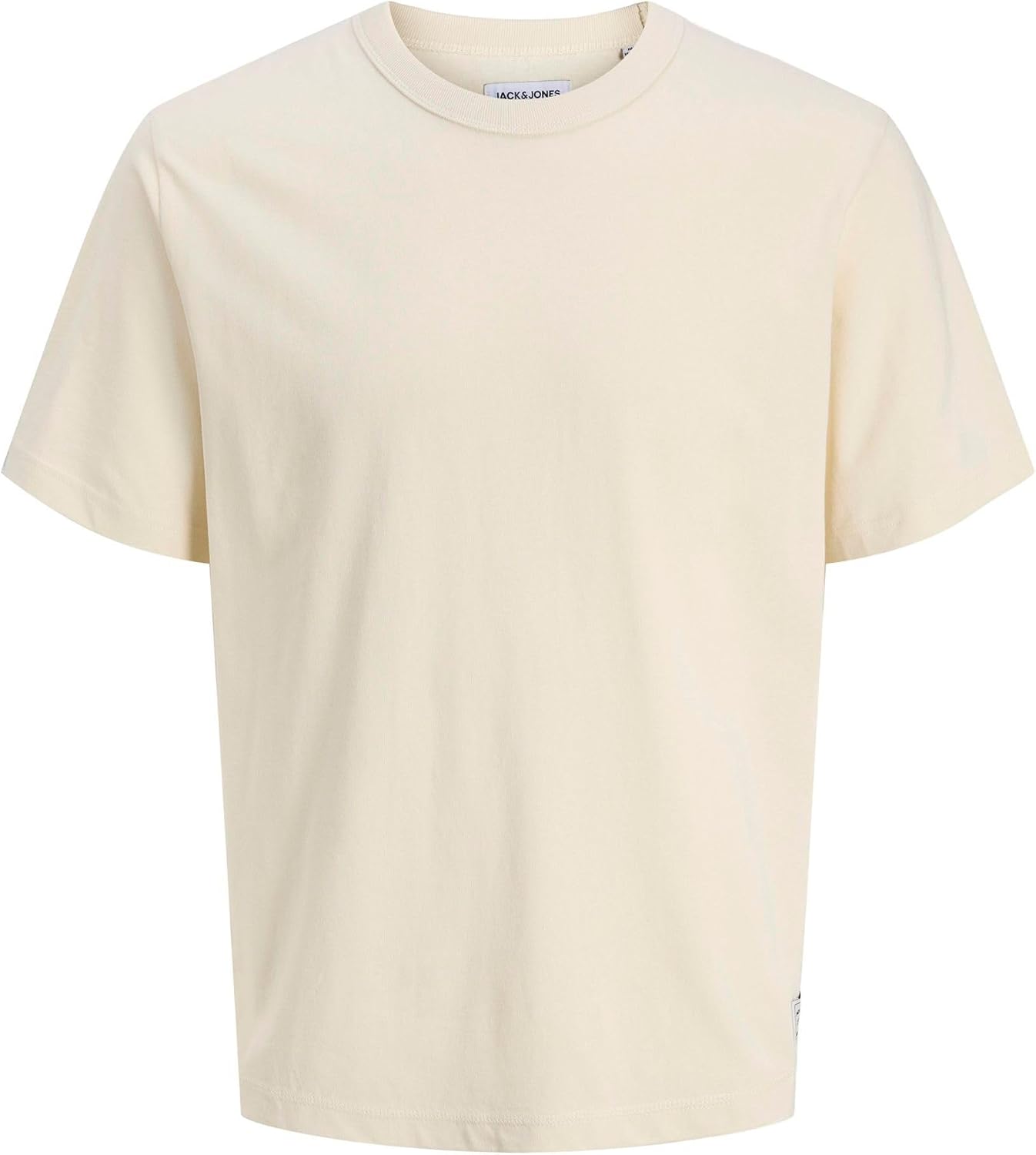 سعر ومواصفات JACK & JONES Mens JJEDOVER TEE SS CREW NECK Modern (pack of 1) - Antique White (B0DKKM3LQT) على Amazon EG