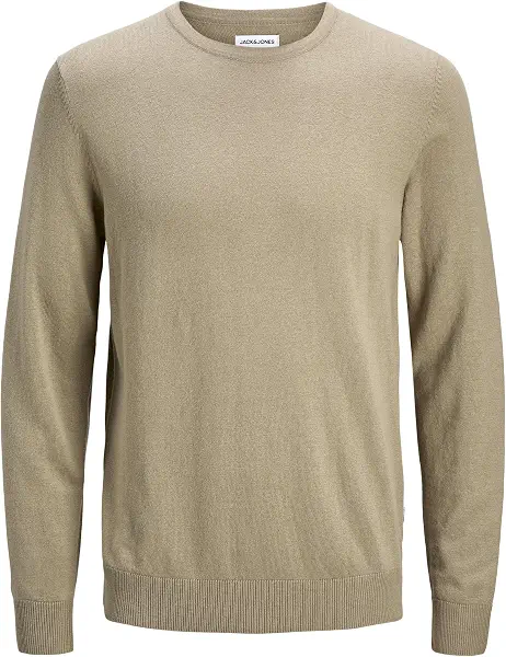 سعر ومواصفات JACK & JONES mens JJEEMIL KNIT CREW NECK NOOS Pullover - Coriander (B0D179WSL2) على Amazon EG