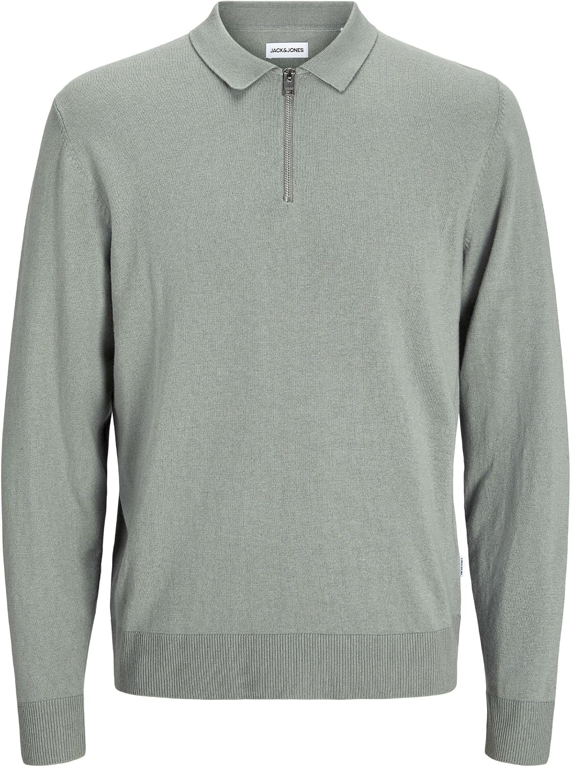 سعر ومواصفات JACK & JONES mens JJEEMIL KNIT POLO HALF ZIP LS NOOS Hooded Sweatshirt (pack of 1) (B0D1C16JGN) على Amazon EG