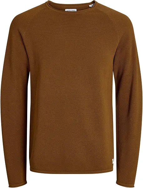 سعر ومواصفات JACK & JONES mens JJEHILL KNIT CREW NECK NOOS Hooded Sweatshirt (pack of 1) - Monks Robe (B0DKK4HN39) على Amazon EG