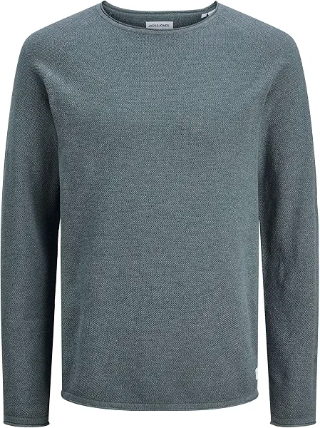 سعر ومواصفات JACK & JONES mens JJEHILL KNIT CREW NECK NOOS Hooded Sweatshirt (pack of 1) - Stormy Weather (B0DKK558VS) على Amazon EG