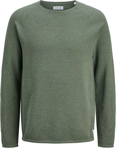 سعر ومواصفات JACK & JONES mens JJEHILL KNIT CREW NECK NOOS Hooded Sweatshirt (pack of 1) - Laurel Wreath (B0DKKMNDP1) على Amazon EG