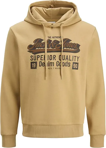 سعر ومواصفات JACK & JONES mens JJELOGO SWEAT HOOD 2 COL 25/26 NOOS Hooded Sweatshirt - Curry (B0DKK4BHZR) على Amazon EG