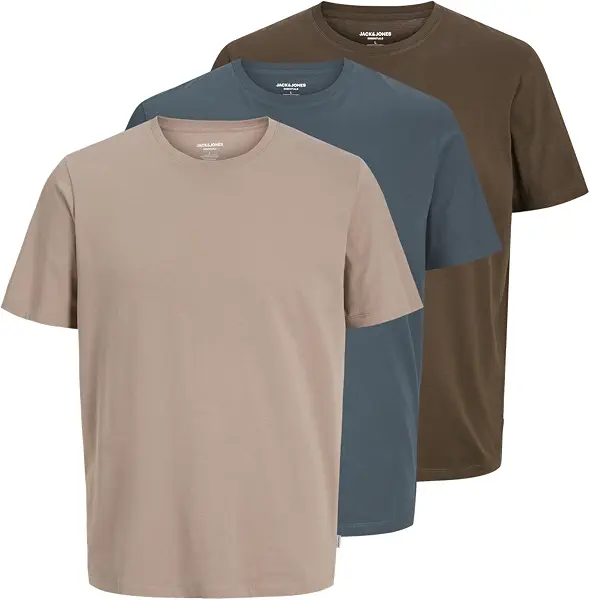 سعر ومواصفات JACK & JONES Mens JJEORGANIC BASIC TEE SS O-NE 3PK MP NOOS Classic (pack of 1) (B0DW4CNKN8) على Amazon EG