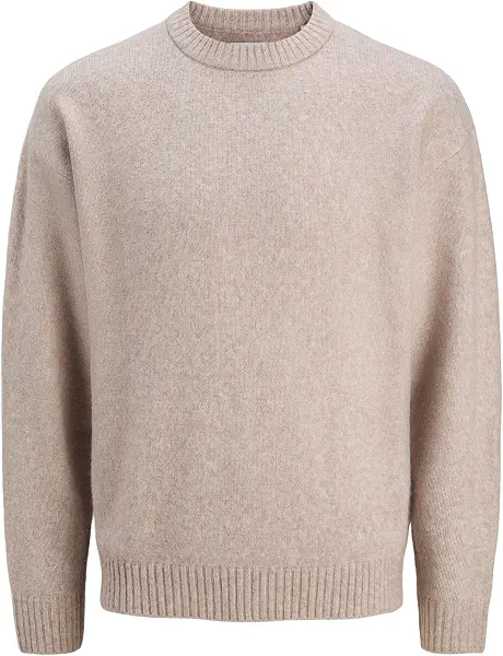 سعر ومواصفات JACK & JONES mens JJESOHO OLLIE KNIT CREW NECK SN Hooded Sweatshirt - Atmosphere (B0DKK5HBWG) على Amazon EG