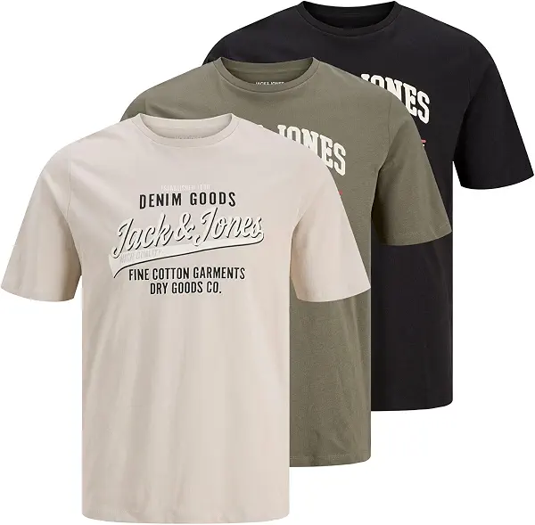 سعر ومواصفات JACK & JONES Mens JJETHAN TEE SS CREW NECK 3PK MP NOOS Modern (pack of 3) (B0D6BYWVN6) على Amazon EG