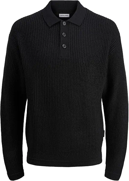 سعر ومواصفات جاك اند جونز سويت شيرت بولو منسوج بغطاء رأس للرجال JJKAITO KNIT بقصة واسعة من جاك اند جونز (B0DN236K83) على Amazon EG