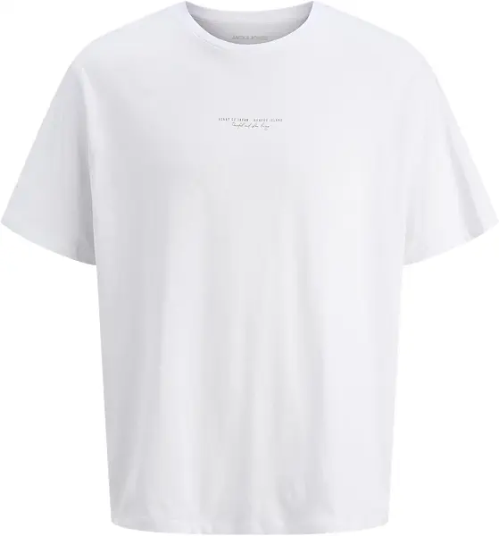 سعر ومواصفات JACK & JONES Mens JJKENJI TEE SS CREW NECK Modern (pack of 1) - White (B0DN1YQR8F) على Amazon EG