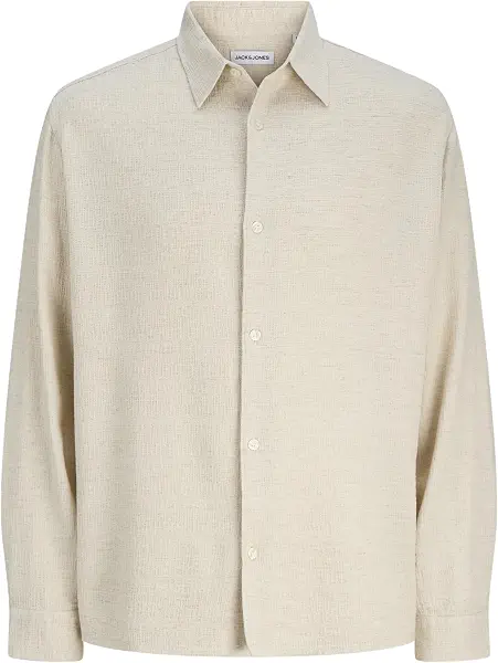 سعر ومواصفات JACK & JONES Mens JJLEO JACQUARD SHIRT LS Modern (pack of 1) - Moonbeam (B0DN4YFHZV) على Amazon EG