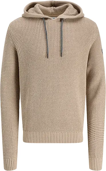سعر ومواصفات JACK & JONES mens JJLINK KNIT HOODIE Hooded Sweatshirt (B0DN22TV5K) على Amazon EG